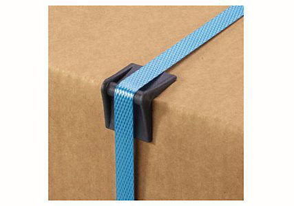 Plastic edge protector for packing